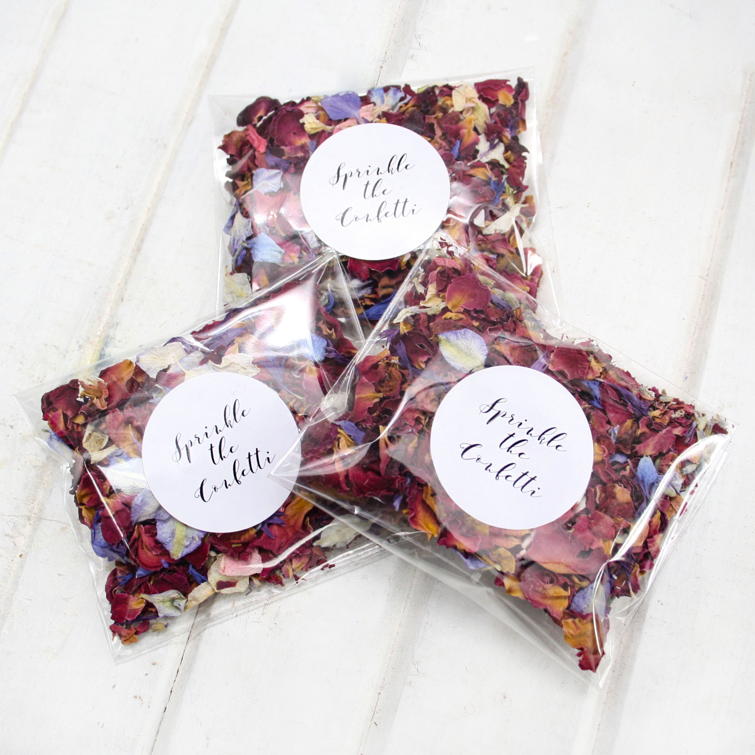 Wildflower Confetti Envelopes